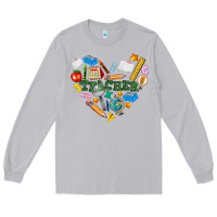 Moon Dust teacher heart Long Sleeve Tee - NancyCooperArtShop