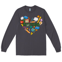 Smoke teacher heart Long Sleeve Tee - NancyCooperArtShop