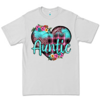 Dove Grey auntie leopard turquoise heart Premium Tee - JahusDesignShop