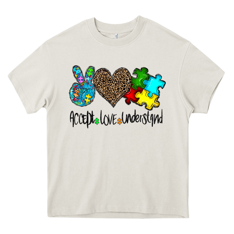 Accept Love Understand Heavy Core Tee by CowhideDigitalArt | Teevron