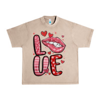 French Oak western love lips Urban Heavy Tee - MaliasSmallBusiness