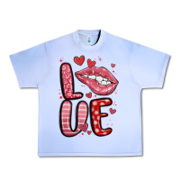 Grape Ice western love lips Urban Heavy Tee - MaliasSmallBusiness