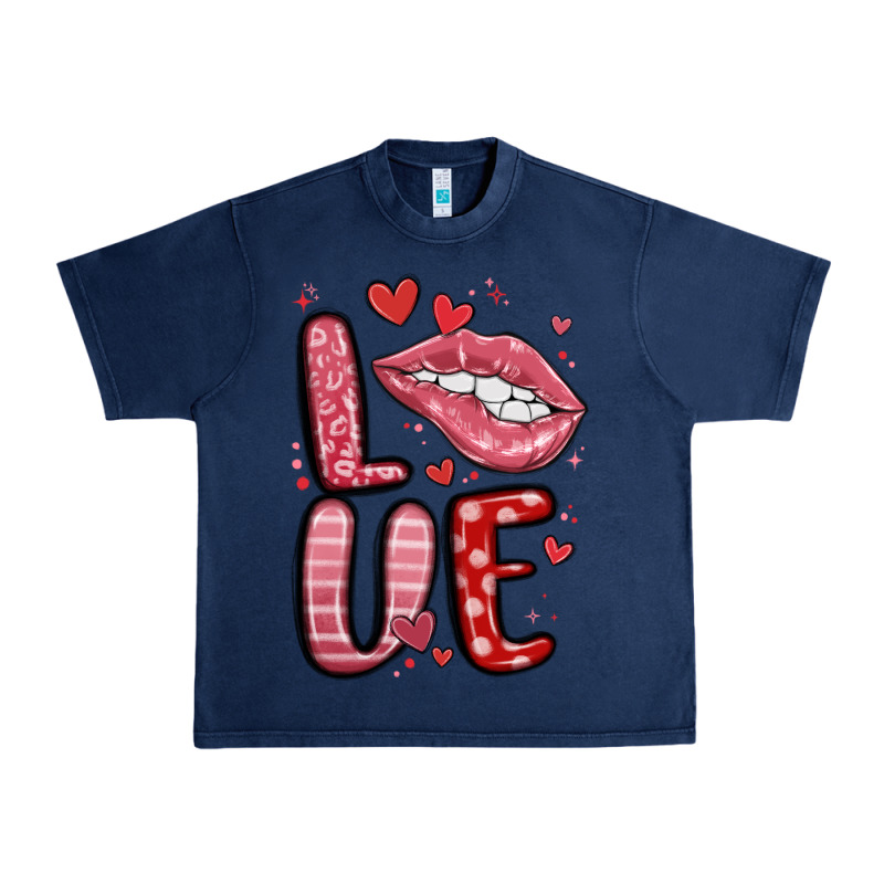 Western Love Lips Urban Heavy Tee by MaliasSmallBusiness | Teevron