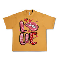 Peanut Butter western love lips Urban Heavy Tee - MaliasSmallBusiness