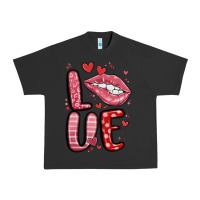 Pigment Black western love lips Urban Heavy Tee - MaliasSmallBusiness