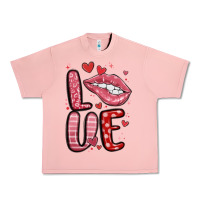 Salmon western love lips Urban Heavy Tee - MaliasSmallBusiness
