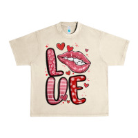 Sandshell western love lips Urban Heavy Tee - MaliasSmallBusiness