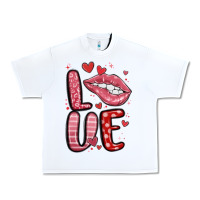White western love lips Urban Heavy Tee - MaliasSmallBusiness
