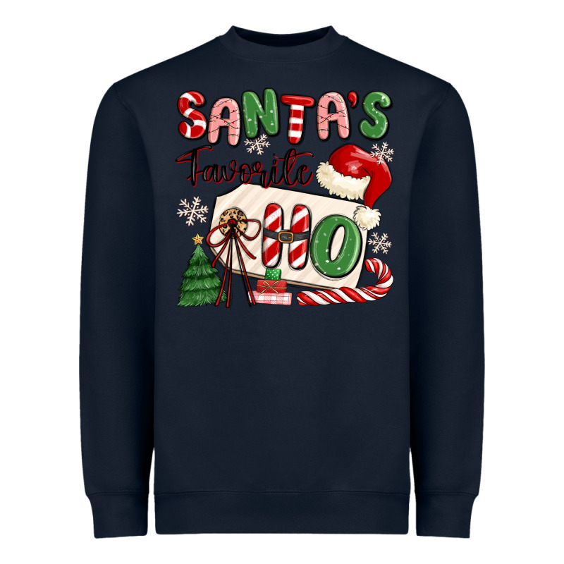 Santa's Favorite Ho Heavyweight Sweatshirt by MaliasSmallBusiness | Teevron