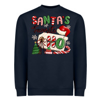 Navy santa's favorite ho Heavyweight Sweatshirt - MaliasSmallBusiness