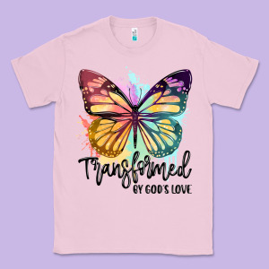Transformed By God's Love Classic Tee Designed By Jahusdesignshop