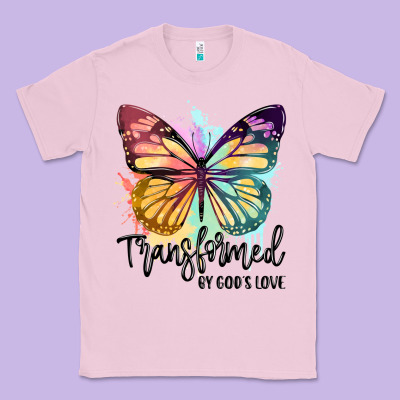Transformed By God's Love Classic Tee Designed By Jahusdesignshop
