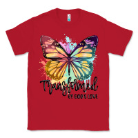 Red transformed by god's love Classic Tee - JahusDesignShop