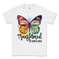 White transformed by god's love Classic Tee - JahusDesignShop