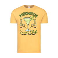 Vintage Mustard margarita social club Vintage Tee - MaliasSmallBusiness
