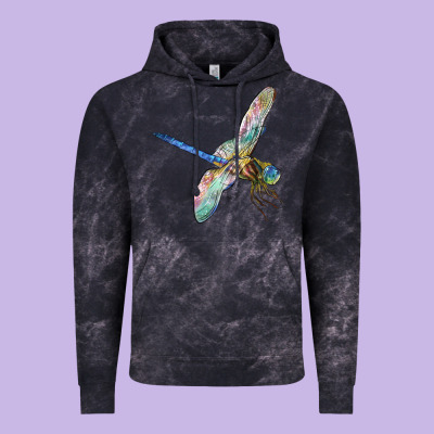 Dragon Fly Vintage Hoodie Designed By Lillyallendesigns