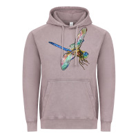 Vintage Zinc Dragon Fly Vintage Hoodie - LillyAllenDesigns