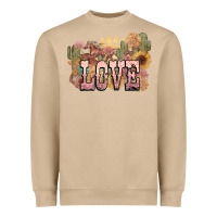 Love Horse Western Floral Heavyweight Sweatshirt | Teevron