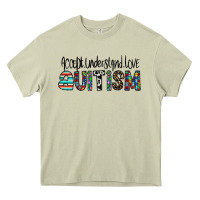 Mossy accept. understand love autism Heavy Core Tee - CowhideDigitalArt