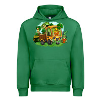 Emerald truck saint patrick's day Urban Hoodie - FaDigitalArtStudio