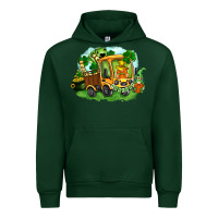 Forest Green truck saint patrick's day Urban Hoodie - FaDigitalArtStudio