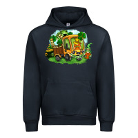 Navy truck saint patrick's day Urban Hoodie - FaDigitalArtStudio