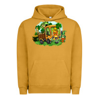 Pigment Peanut Butter truck saint patrick's day Urban Hoodie - FaDigitalArtStudio