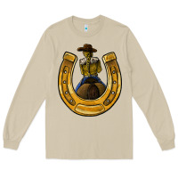 Mushroom horseshoe and cowgirl Long Sleeve Tee - JahusDesignShop