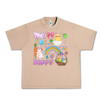 Burro easter hoppy bunny Urban Heavy Tee - MaliasSmallBusiness