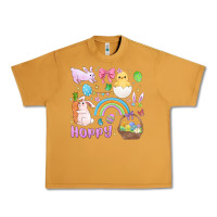 Peanut Butter easter hoppy bunny Urban Heavy Tee - MaliasSmallBusiness