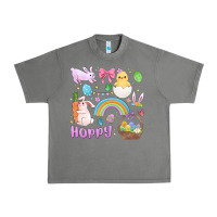 Tornado easter hoppy bunny Urban Heavy Tee - MaliasSmallBusiness