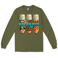 Army Green teach love inspire Long Sleeve Tee - NancyCooperArtShop