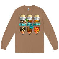 Toasted Coconut teach love inspire Long Sleeve Tee - NancyCooperArtShop