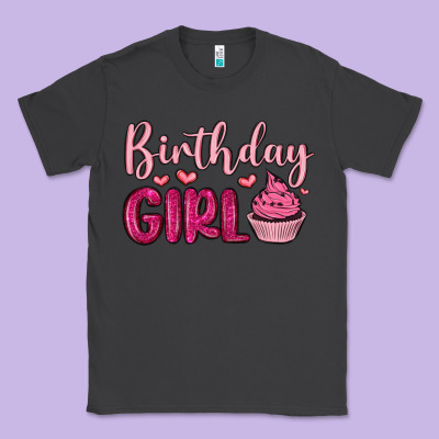 Birthday Girl Cupcake Classic Tee Designed By Maliassmallbusiness