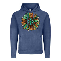 Vintage Denim thanksgiving fall sunflower Vintage Hoodie - Jasminsmagicworld