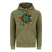 Vintage Olive thanksgiving fall sunflower Vintage Hoodie - Jasminsmagicworld