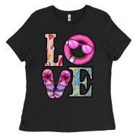 Black love summer Ladies Tee - CowhideDigitalArt