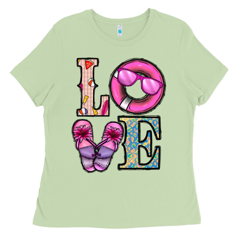 Love Summer Ladies Tee by CowhideDigitalArt | Teevron