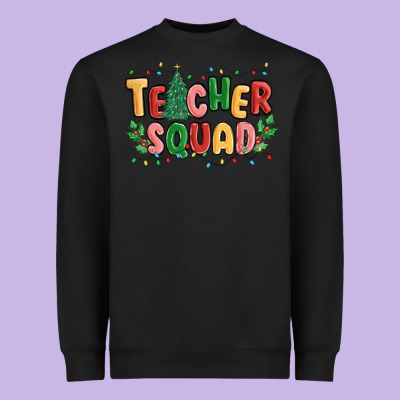 Teacher Squad Heavyweight Sweatshirt Designed By Maliassmallbusiness