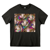 Asphalt merino ram tie dye tumbler Heavy Core Tee - BarkalooDesign