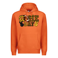 Carrot Game day yellow and black team color Premium Hoodie - HowdyJamesFarm