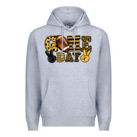 Heather Grey Game day yellow and black team color Premium Hoodie - HowdyJamesFarm