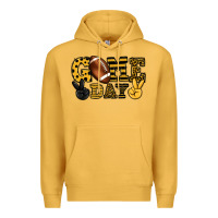 Mustard Game day yellow and black team color Premium Hoodie - HowdyJamesFarm
