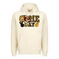Sandshell Game day yellow and black team color Premium Hoodie - HowdyJamesFarm
