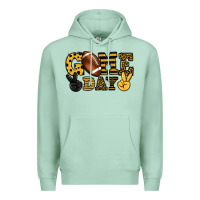 Seafoam Game day yellow and black team color Premium Hoodie - HowdyJamesFarm