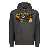 Smoke Game day yellow and black team color Premium Hoodie - HowdyJamesFarm