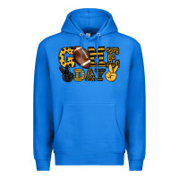 True Royal Game day yellow and black team color Premium Hoodie - HowdyJamesFarm