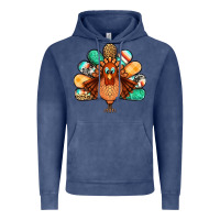 Vintage Denim thanksgiving turkey Vintage Hoodie - Jasminsmagicworld