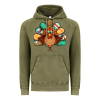 Vintage Olive thanksgiving turkey Vintage Hoodie - Jasminsmagicworld