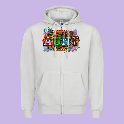 Best Aunt Ever! Zipper Hoodie Designed By Bettercallsaul